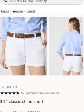 J crew chino short